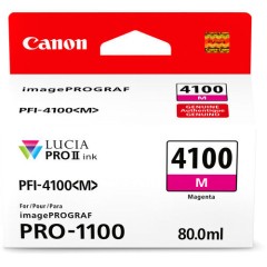 מחסנית דיו מג'נטה מקורית Canon PFI-4100M למדפסת Canon imagePROGRAF PRO-1100