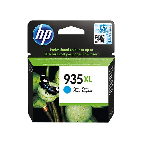 Original HP 935XL High-Capacity Cyan Ink Cartridge for HP OfficeJet Pro Printers
