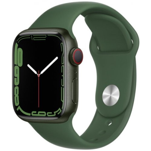 אפל ווטש 7 עם סים 41 ממ בצבע ירוק Apple Watch 7 cellular MKHU3HB/A