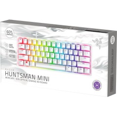 מקלדת אופטית Huntsman mini Purple Switch — לבן