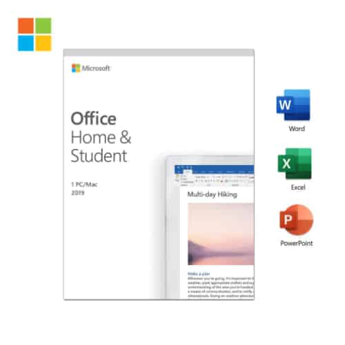 Microsoft Office Home & Student 2019 Retail на английском языке для студентов в офисе