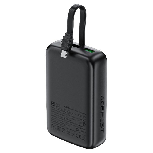 Портативный аккумулятор (Power Bank) с быстрой зарядкой M14 PD22.5W 20000mAh — черный