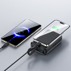 Портативный аккумулятор (Power Bank) с быстрой зарядкой M14 PD22.5W 20000mAh — черный