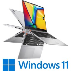 מחשב נייד אסוס Asus Asus Vivobook S 16 Flip 16" i5-13500H 8GB 512GB — כסוף Cool Silver (Win 11 Home) עם מסך מגע