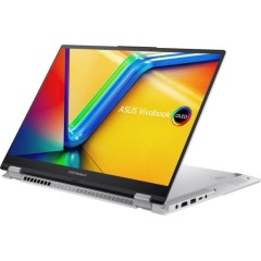 מחשב נייד אסוס Asus Asus Vivobook S 16 Flip 16" i5-13500H 8GB 512GB — כסוף Cool Silver (Win 11 Home) עם מסך מגע
