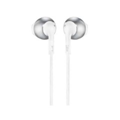 JBL Tune 205 Wired Earphones in White Silver Color