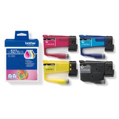 Brother LC527XLVAL Original XL Ink Cartridge Value Pack (Black / Cyan / Magenta / Yellow) for MFC-J4350DW / MFC-J4550DW