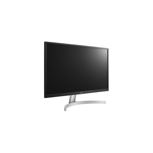 מסך מחשב אל ג'י LG 27" 4K UHD IPS 60Hz — לבן/כסף