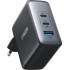 Anker 736 Nano II 100W Wall Charger (2×USB-C + USB-A) — Black