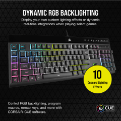 Игровая клавиатура Corsair K55 RGB PRO XT