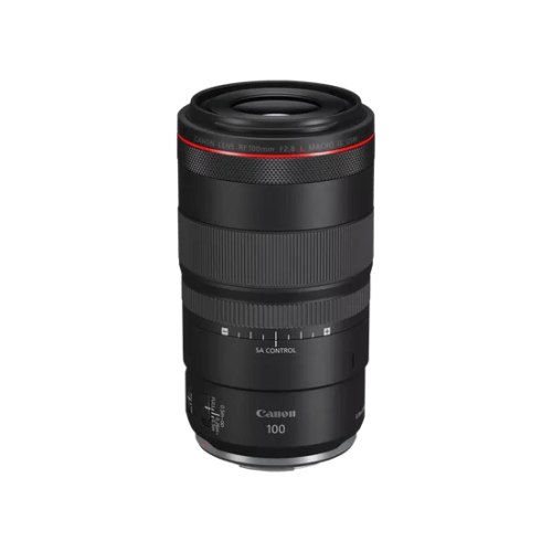 עדשת Canon RF 100mm F2.8L Macro IS USM למצלמות עם תושבת Canon RF — שחור