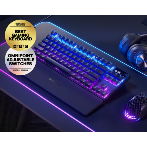 Беспроводная игровая клавиатура Steelseries Apex Pro — TKL US