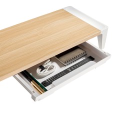 Monitor riser with drawer