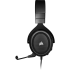 אוזניות גיימינג סטריאו שחורות Corsair HS50 PRO Stereo Gaming Headset Carbon