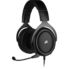 אוזניות גיימינג סטריאו שחורות Corsair HS50 PRO Stereo Gaming Headset Carbon