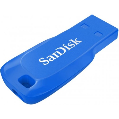 SanDisk Cruzer Blade USB портативная память с емкостью 16ГБ — синего цвета