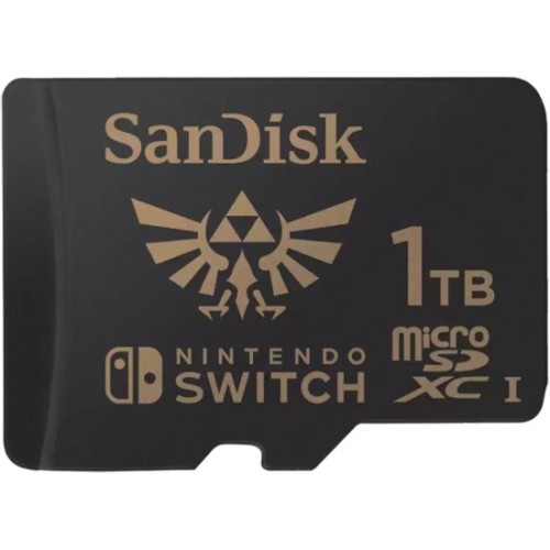 כרטיס זיכרון SanDisk MicroSDXC The Legend of Zelda Edition בנפח 1TB עבור Nintendo Switch