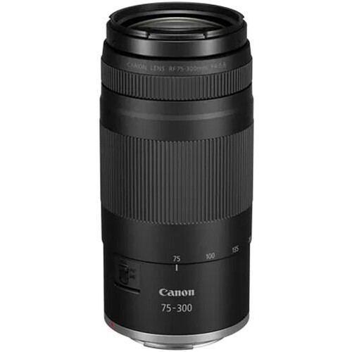 מצלמה דיגיטלית ללא מראה Canon EOS R100 + עדשות RF-S 18-45mm F4.5-6.3 IS STM ו-RF 75-300mm F4-5.6 — שחור