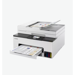 מדפסת הזרקת דיו משולבת Canon MAXIFY GX2040 עם Wi-Fi, פקס ומערכת אספקת דיו רציפה MegaTank — שחור/לבן