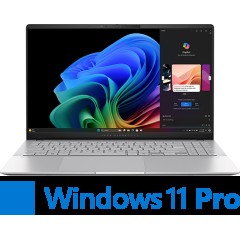 מחשב נייד אסוס Asus Vivobook S15 OLED 15.6" 32GB 1TB — כסוף Cool Silver (Win 11 Pro)
