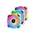 Fan set CORSAIR LL120 RGB 120 mm Dual Light Loop LED PWM white (3 fans) with Lighting Node Pro