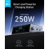 Wall charger Anker Prime 250W (4×USB-C + 2×USB-A) with display — gray.