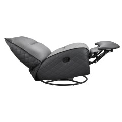 כורסת גיימינג ריקליינר COUGAR Overlord Neo Trimotion עם הדום רגליים מוארך והטיה עד 160° – אפור