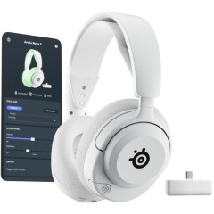 אוזניות גיימינג אלחוטיות Arctis Nova 5X — לבן