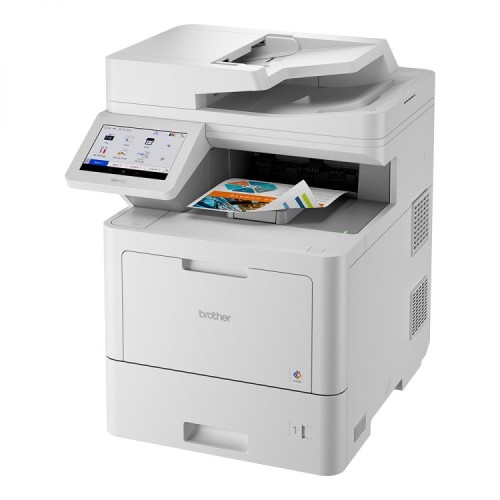 Brother MFC-L9670CDN Color Laser Multifunction Printer with Scanner, Copier and Fax — White