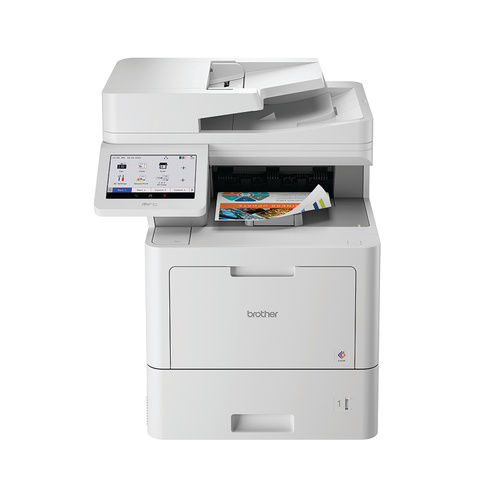 Brother MFC-L9670CDN Color Laser Multifunction Printer with Scanner, Copier and Fax — White