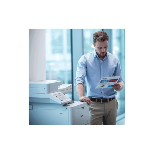 Brother MFC-L9670CDN Color Laser Multifunction Printer with Scanner, Copier and Fax — White