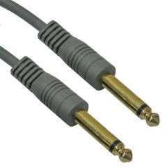 Cable 6.35 Mono - 6.35 Mono Single 1m TopX