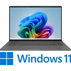מחשב נייד אסוס זנבוק  Asus Zenbook A14 בצבע Iceland Gray
