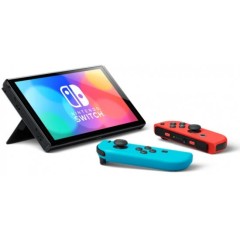 Консоль Nintendo Switch OLED 64GB (красная/синяя)