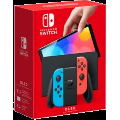 Консоль Nintendo Switch OLED 64GB (красная/синяя)