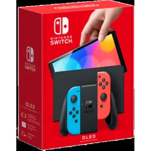 Nintendo Switch OLED Console 64GB (red/blue)