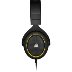 אוזניות גיימינג צהובות Corsair HS60 PRO SURROUND Gaming Headset – Yellow