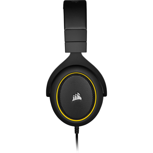 אוזניות גיימינג צהובות Corsair HS60 PRO SURROUND Gaming Headset – Yellow