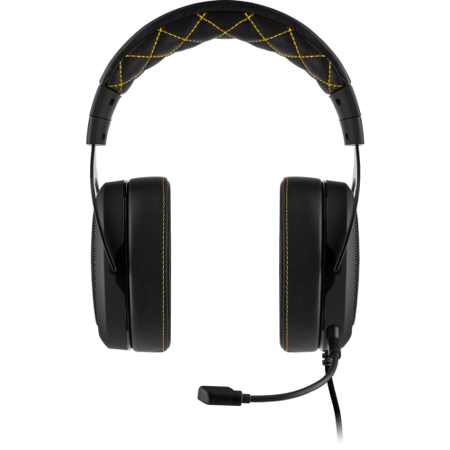 אוזניות גיימינג צהובות Corsair HS60 PRO SURROUND Gaming Headset – Yellow