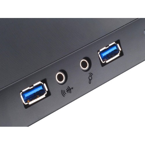 מארז SilverStone ML03 HTPC בצבע שחור