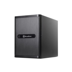 מארז SilverStone DS380 8-Bay Mini ITX NAS בצבע שחור