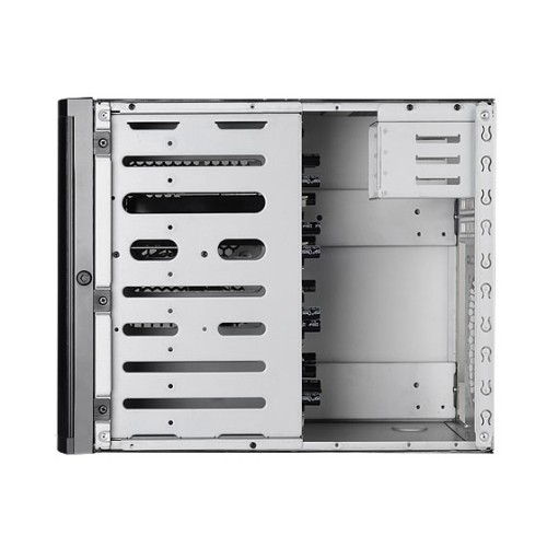 מארז SilverStone DS380 8-Bay Mini ITX NAS בצבע שחור