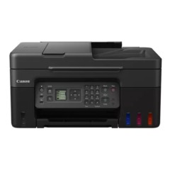 Многофункциональный беспроводной принтер Canon PIXMA G4470 с интегрированной системой чернильных резервуаров (MegaTank), автоподатчиком документов (ADF) и факсом — чёрный