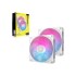 Стартовый комплект вентиляторов CORSAIR iCUE LINK RX140 RGB 140 мм PWM белый (2 шт.)