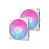 Стартовый комплект вентиляторов CORSAIR iCUE LINK RX140 RGB 140 мм PWM белый (2 шт.)