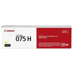 Оригинальный жёлтый тонер Canon 075H Yellow повышенной ёмкости для принтеров Canon i-SENSYS