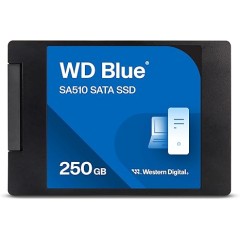 כונן SSD SATA WD Blue SA510, 2.5 אינץ'/7 מ"מ (במארז) בנפח 250GB