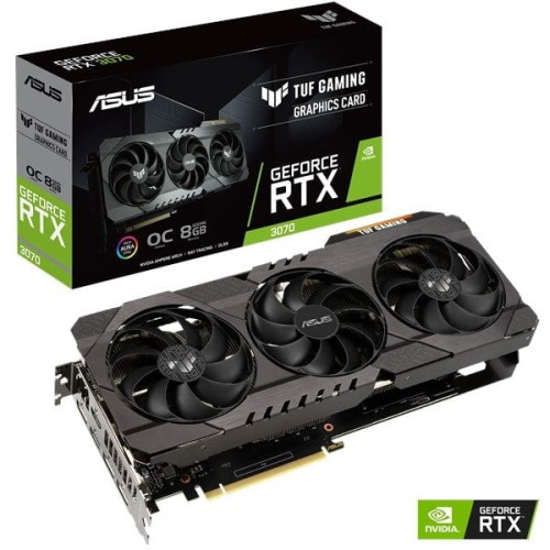 Gaming Graphics Card Nvidia RTX 3070 8GB Asus TUF-RTX3070-O8G.