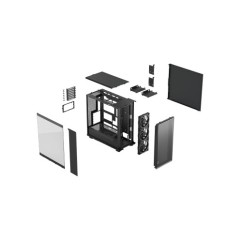 Компьютерный корпус FRACTAL DESIGN EPOCH XL BLACK TG RGB LIGHT TINT