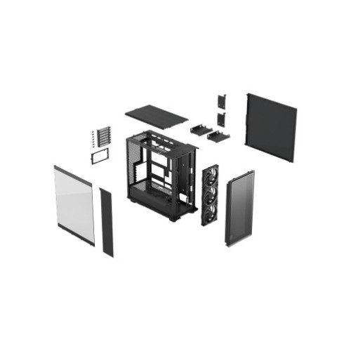 Компьютерный корпус FRACTAL DESIGN EPOCH XL BLACK TG RGB LIGHT TINT